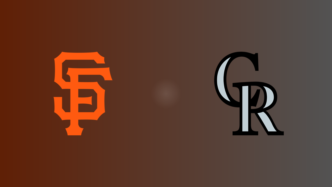Giants vs Rockies — Baseball